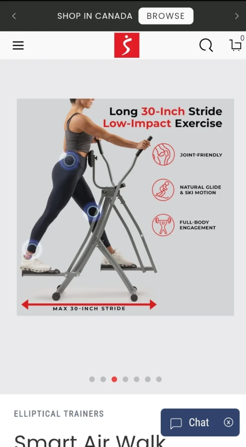 Sunny Health & Fitness Smart Air Walk Trainer - photo 3