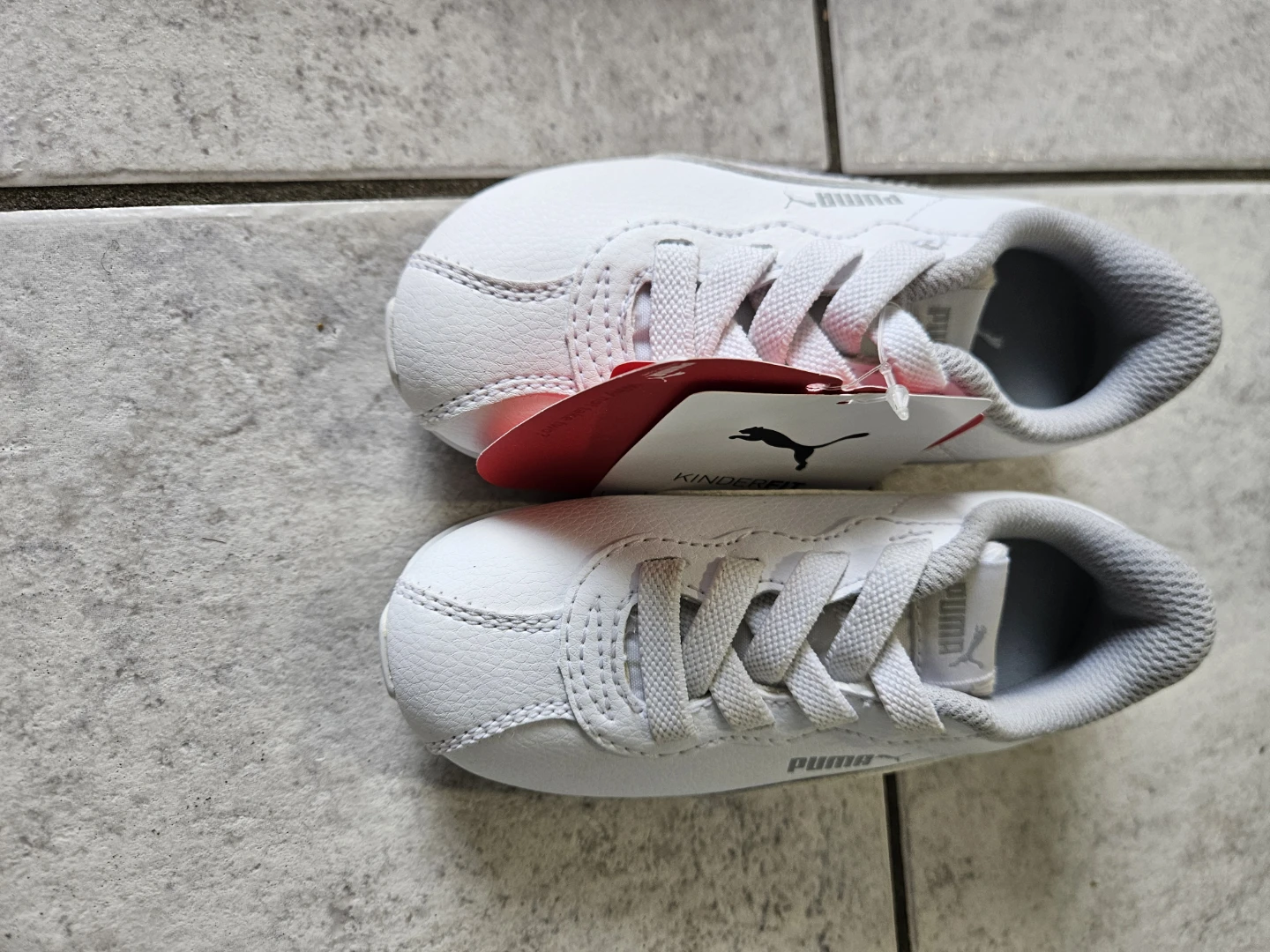 Puma Kids White Sneakers Size 9