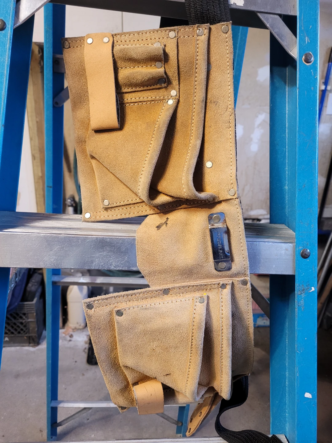 Leather Carpenter's Tool Belt Pouch - photo 3
