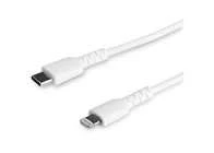 White USB lightning cable 3 feet