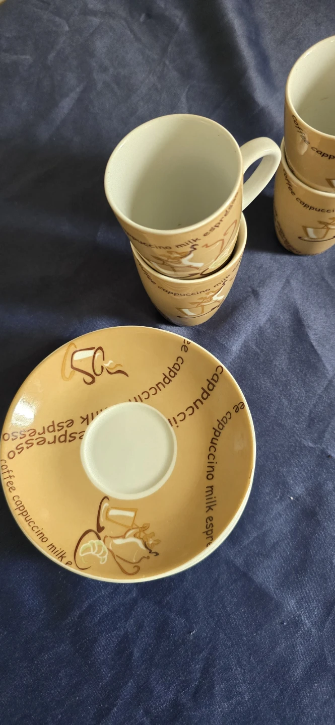 Espresso Coffee Cup and Saucer Set - photo 2