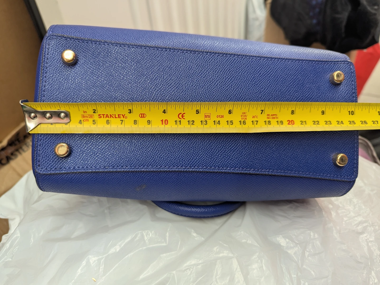 Coach New York Blue Leather Handbag - photo 5
