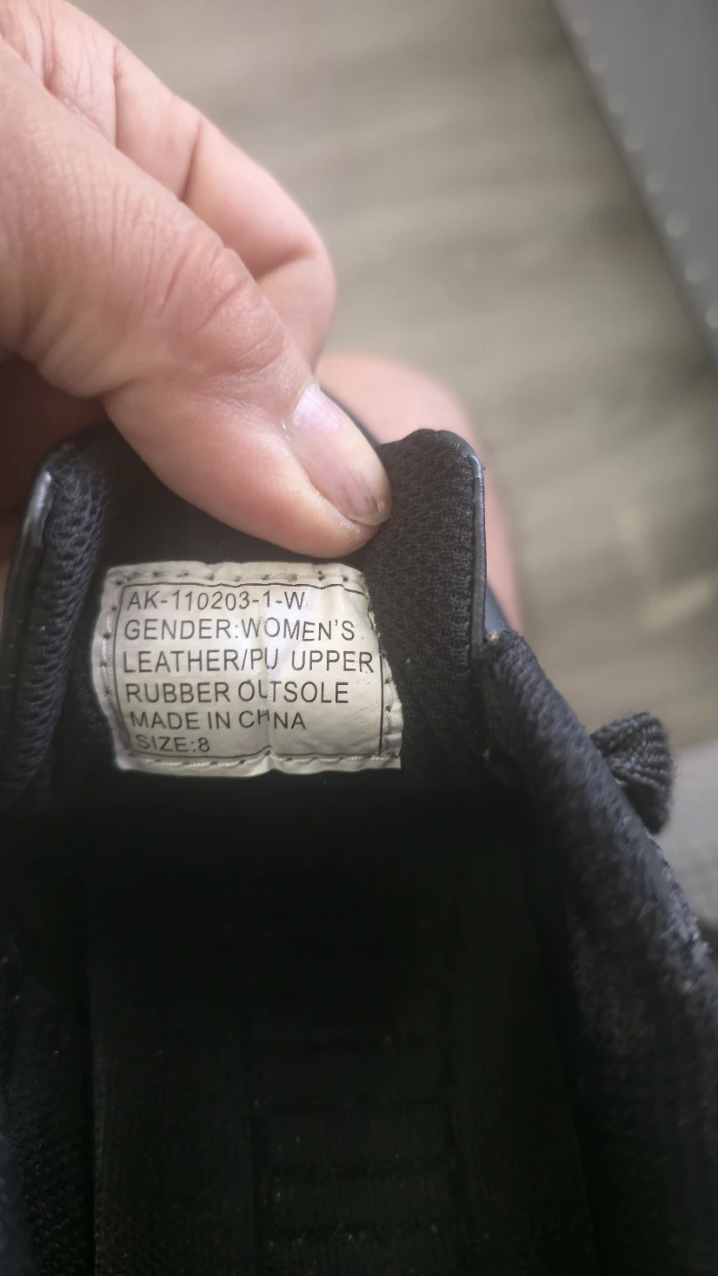 WorkMaster Women's Black Leather/PU Upper Shoes - photo 5