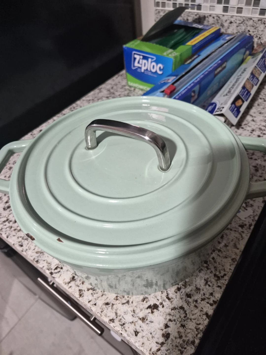 Seafoam Green Dutch Oven - photo 2