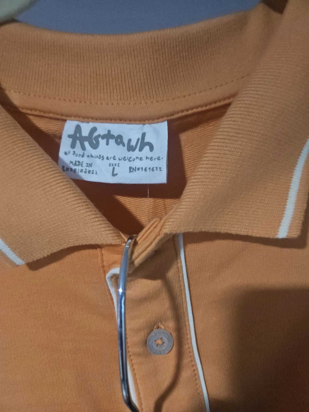 Agt+awh Orange Polo Shirt and Shorts Set - photo 3