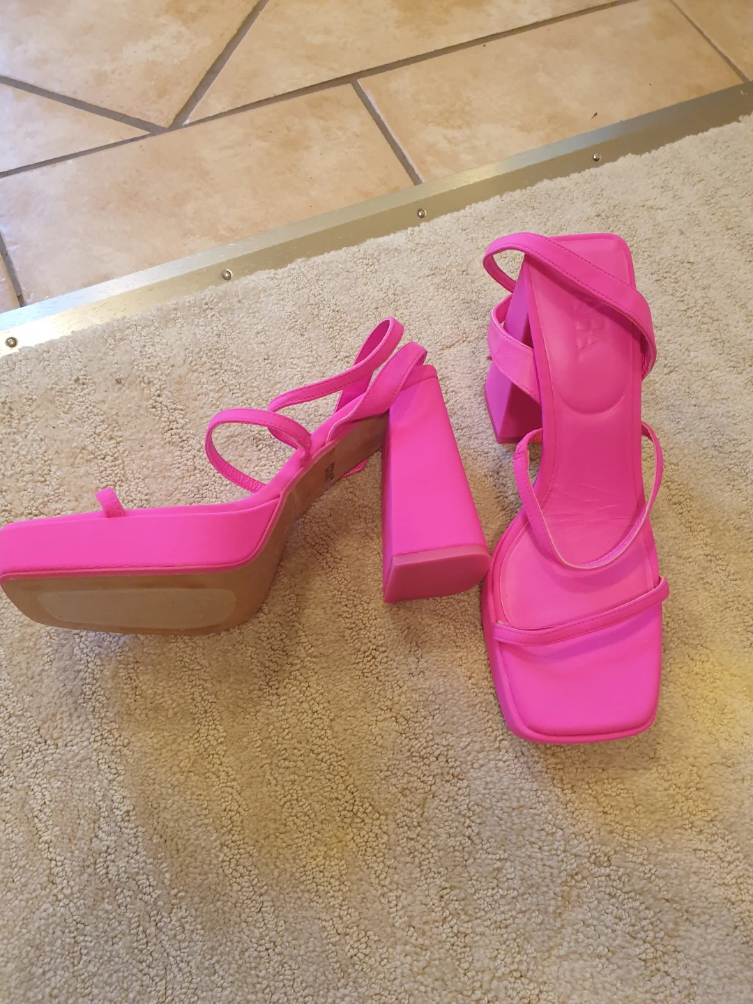 Zara Strappy Platform Heels - Size 40_41 - photo 2