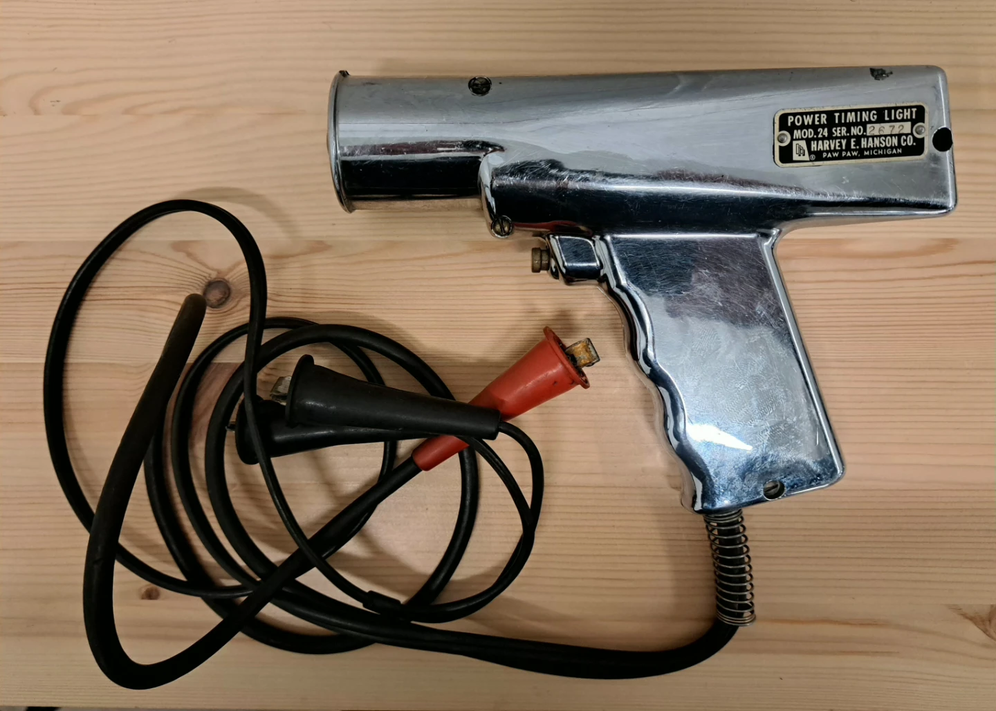 Harvey E. Hanson Power Timing Light Mod. 24