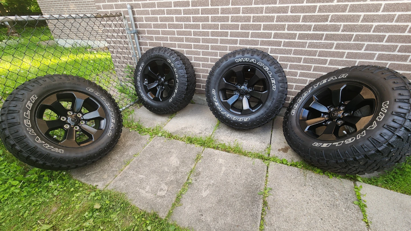 Goodyear Wrangler Duratrac Tires and Rims