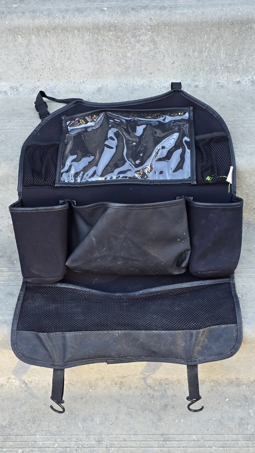 Black Car Seat Organizer