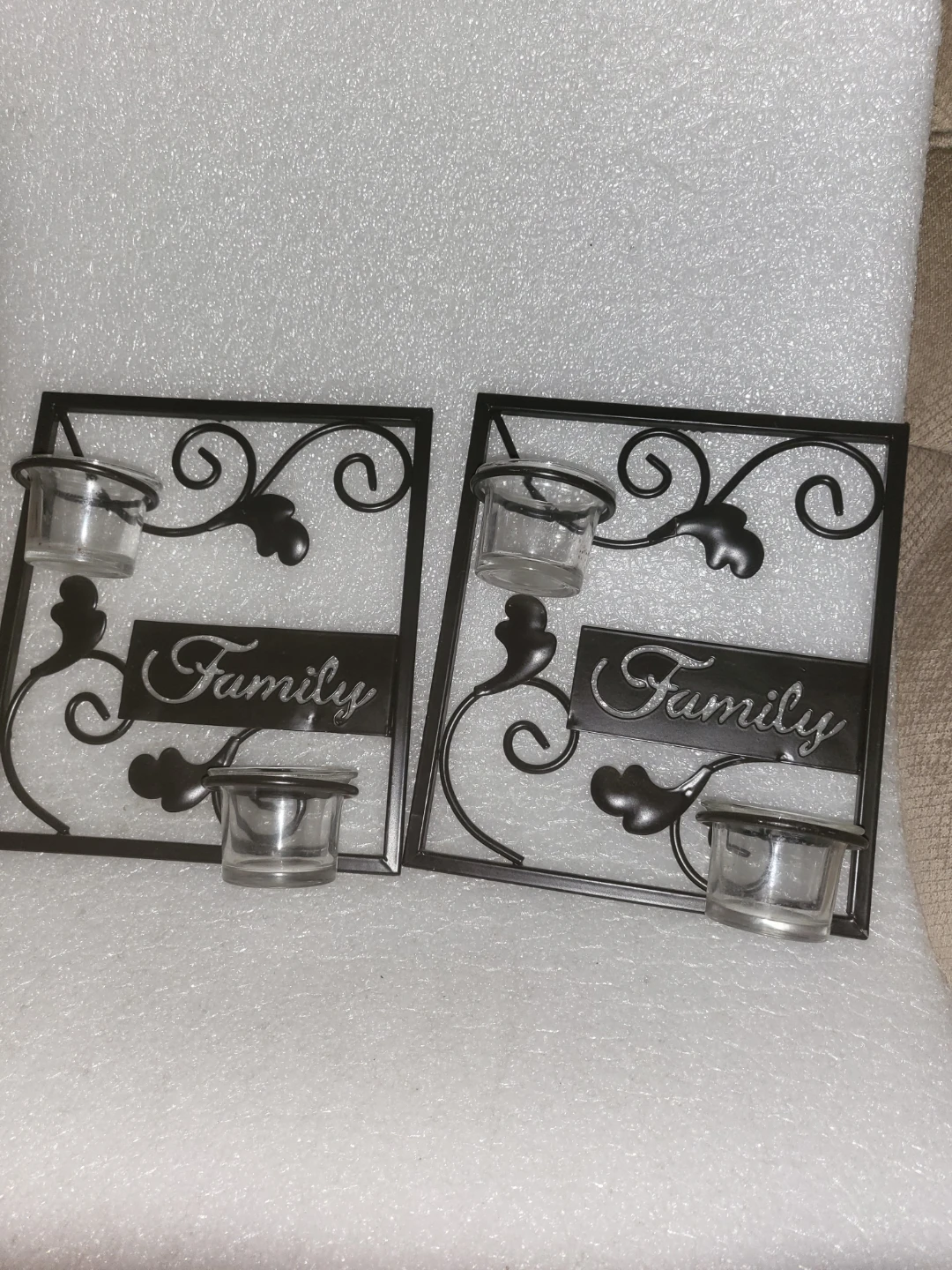 Set of 2 Family Candle Holders