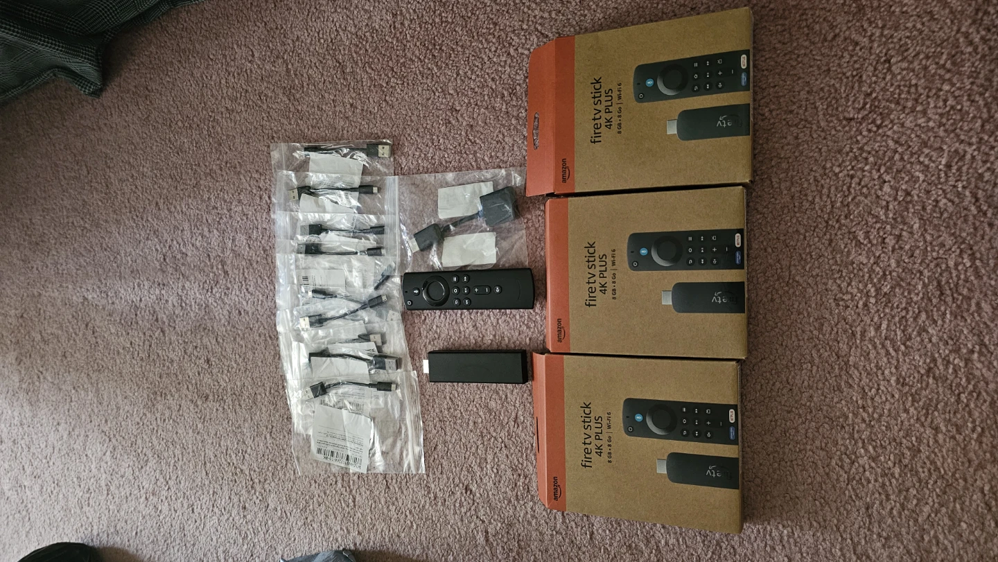Amazon Fire Stick 3x 4K Plus and 1x 4K Gen 1