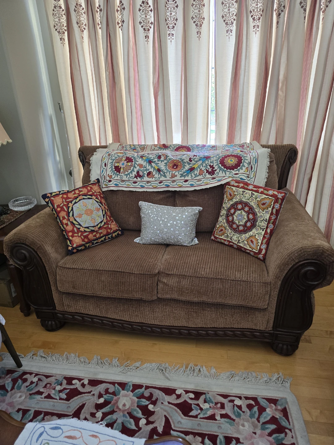 Brown Ashley Sofa Set - photo 2