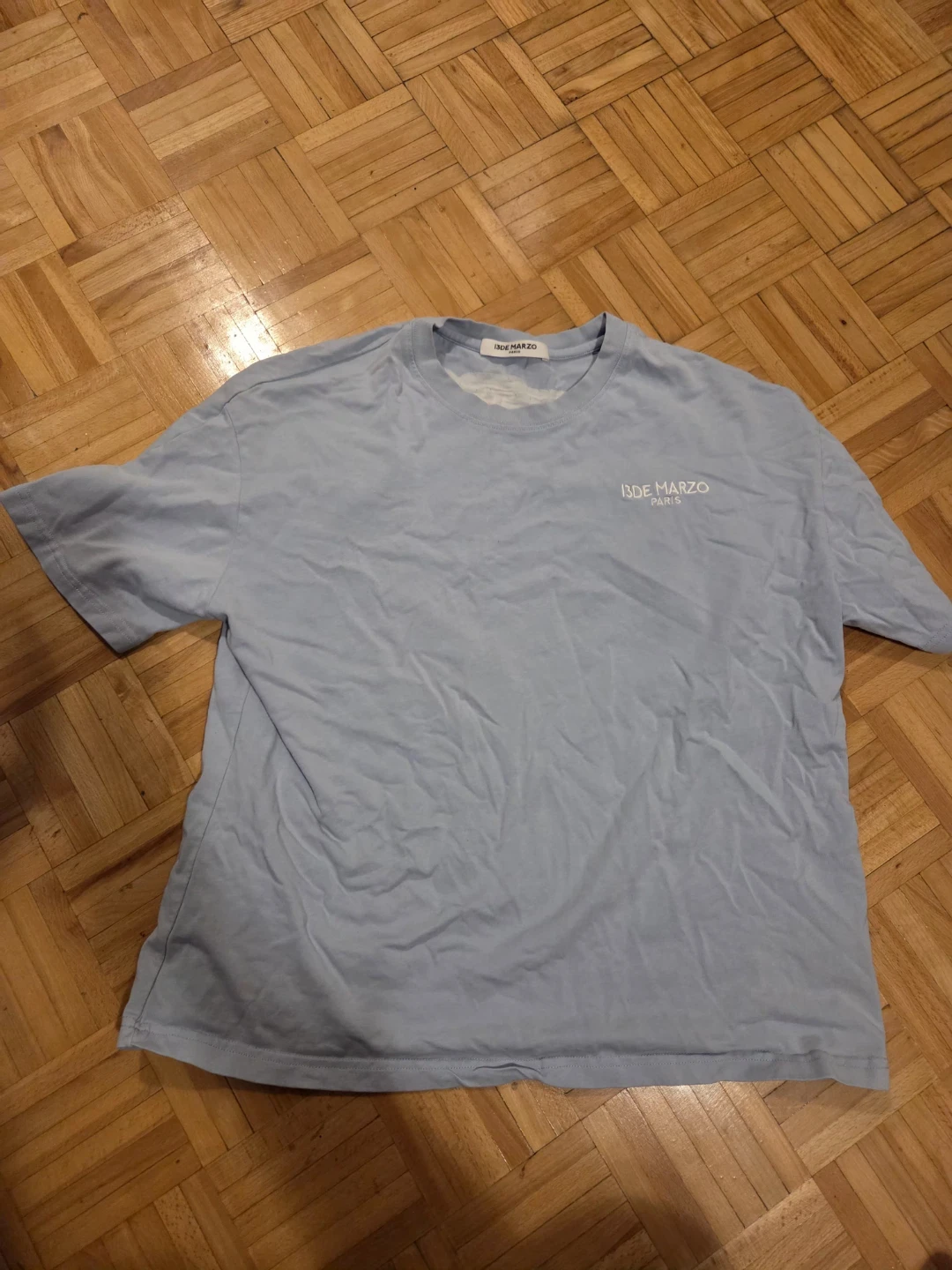 13DE MARZO Paris Light Blue T-Shirt