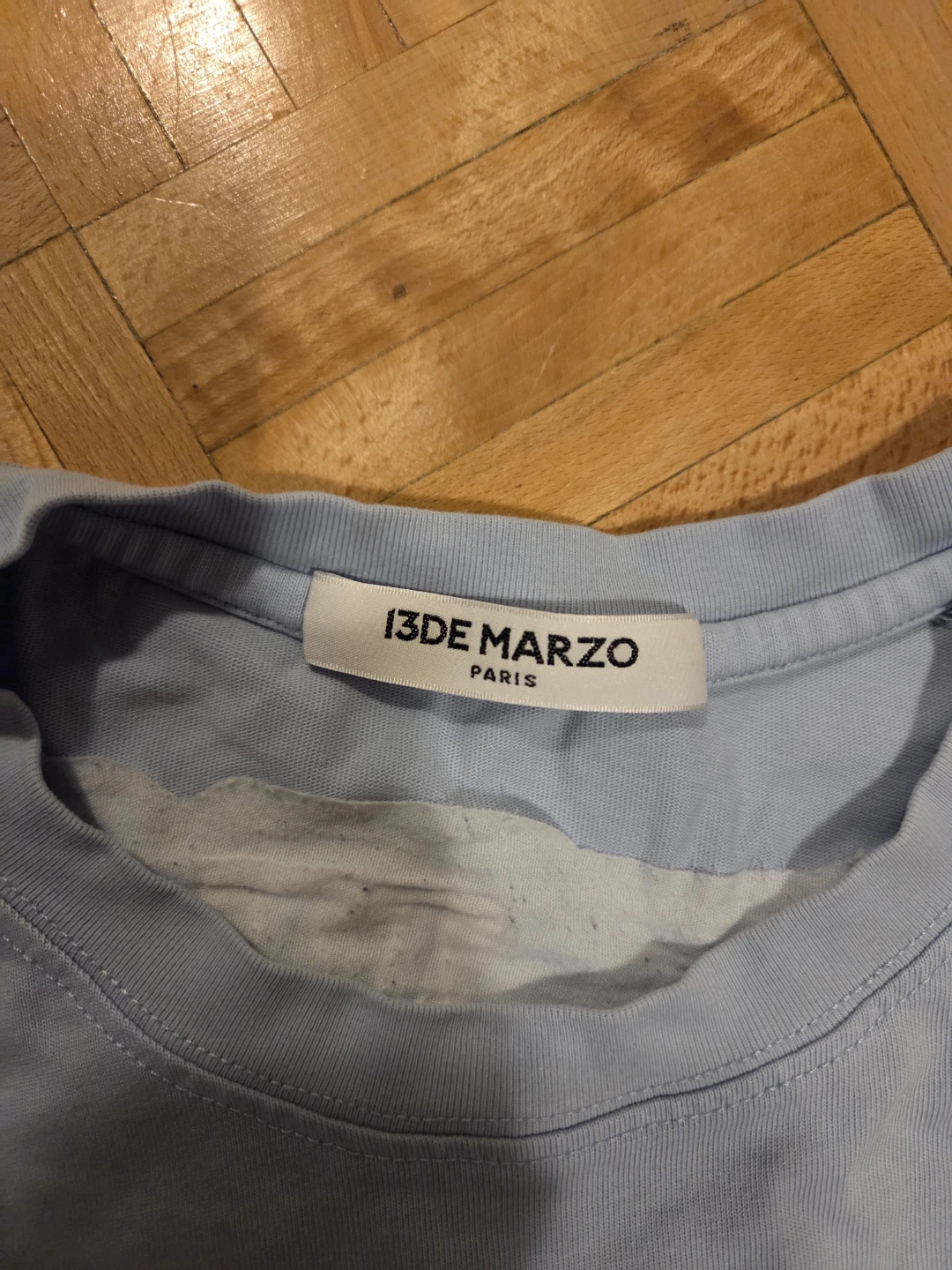 13DE MARZO Paris Light Blue T-Shirt - photo 3