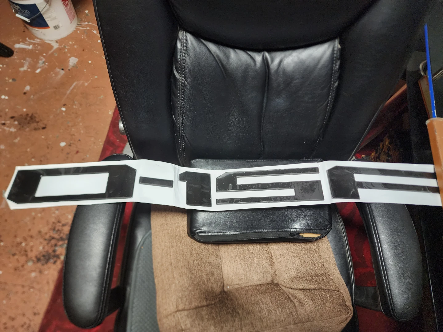 Matte Black Tailgate Insert Letters AdhesiveF150 - photo 2