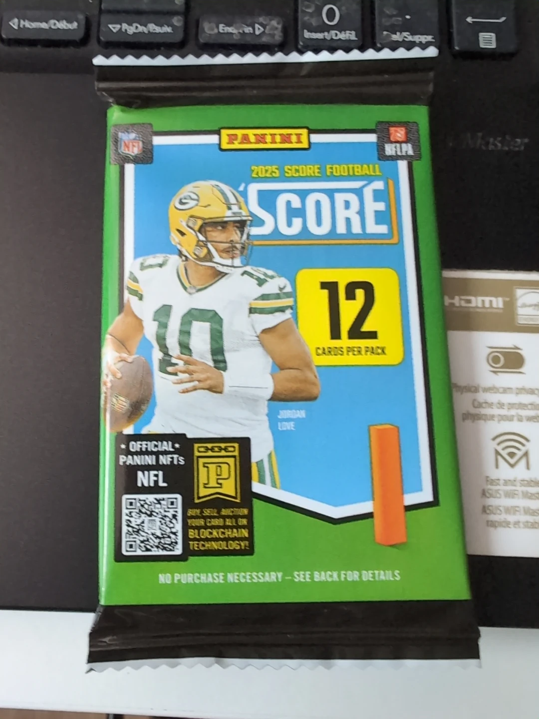 Panini 2025 Score Football Cards Pack
