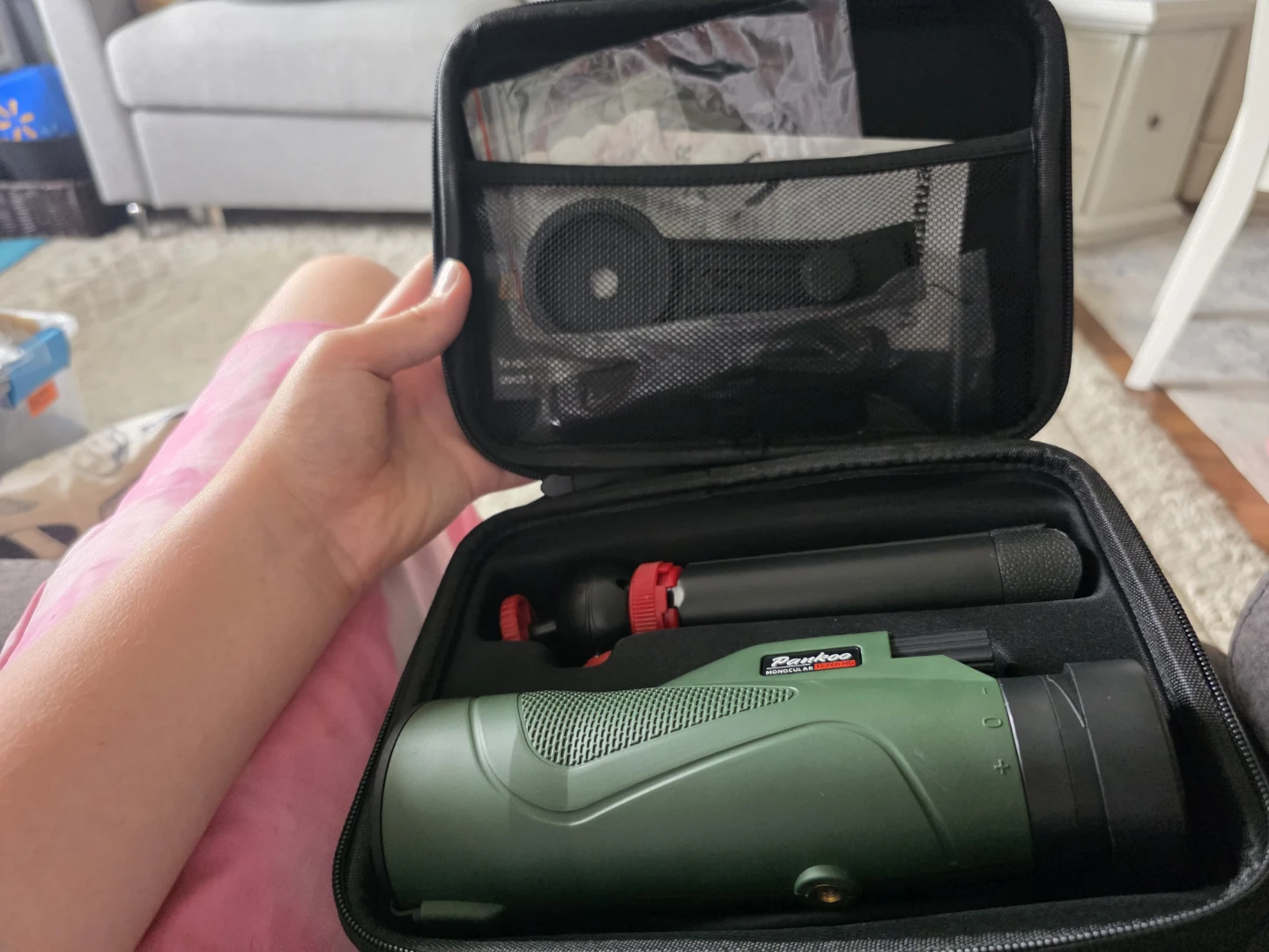 Pankoo 12x60 Monocular with Tripod and Case - photo 2