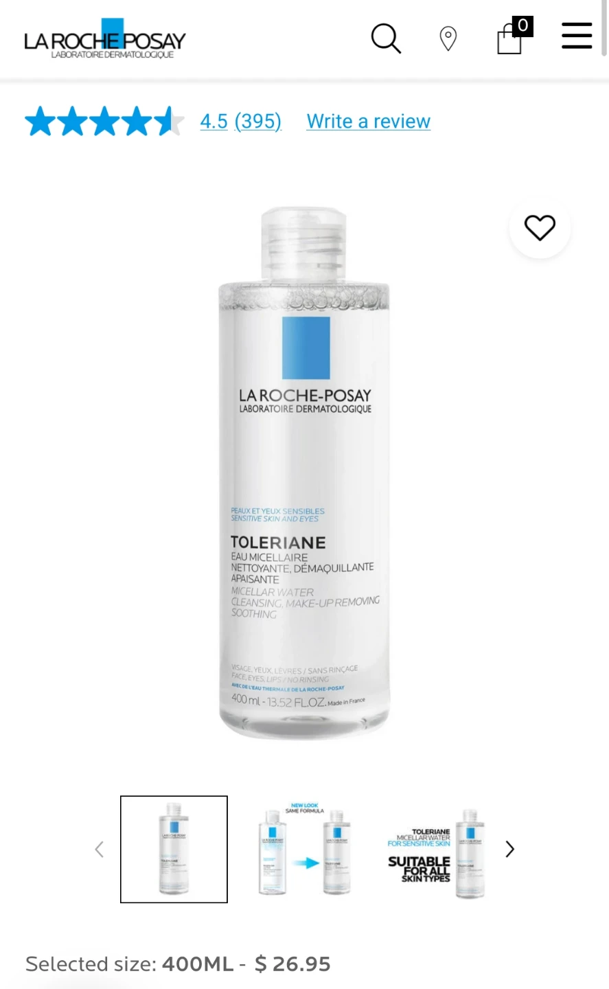 la roche-posay micellar water - photo 3