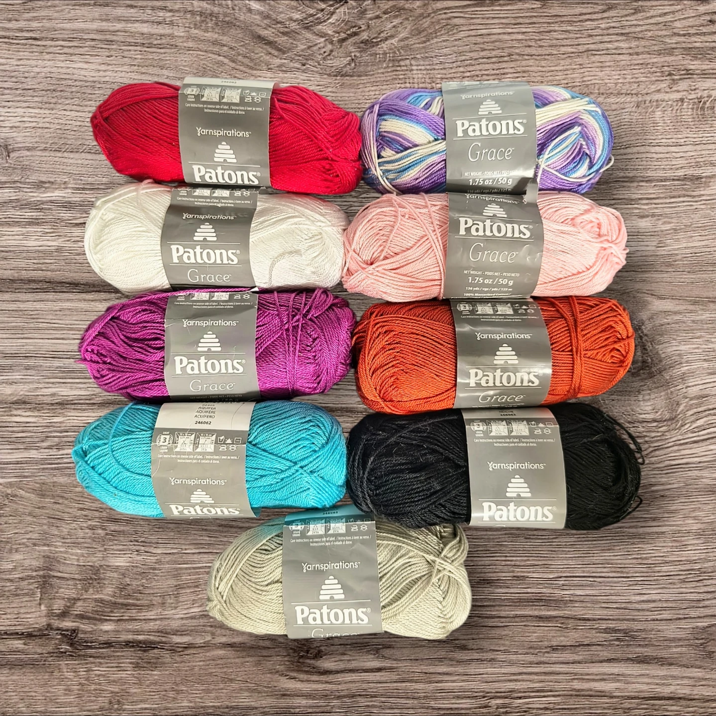 Patons Grace Yarn - Various Colours