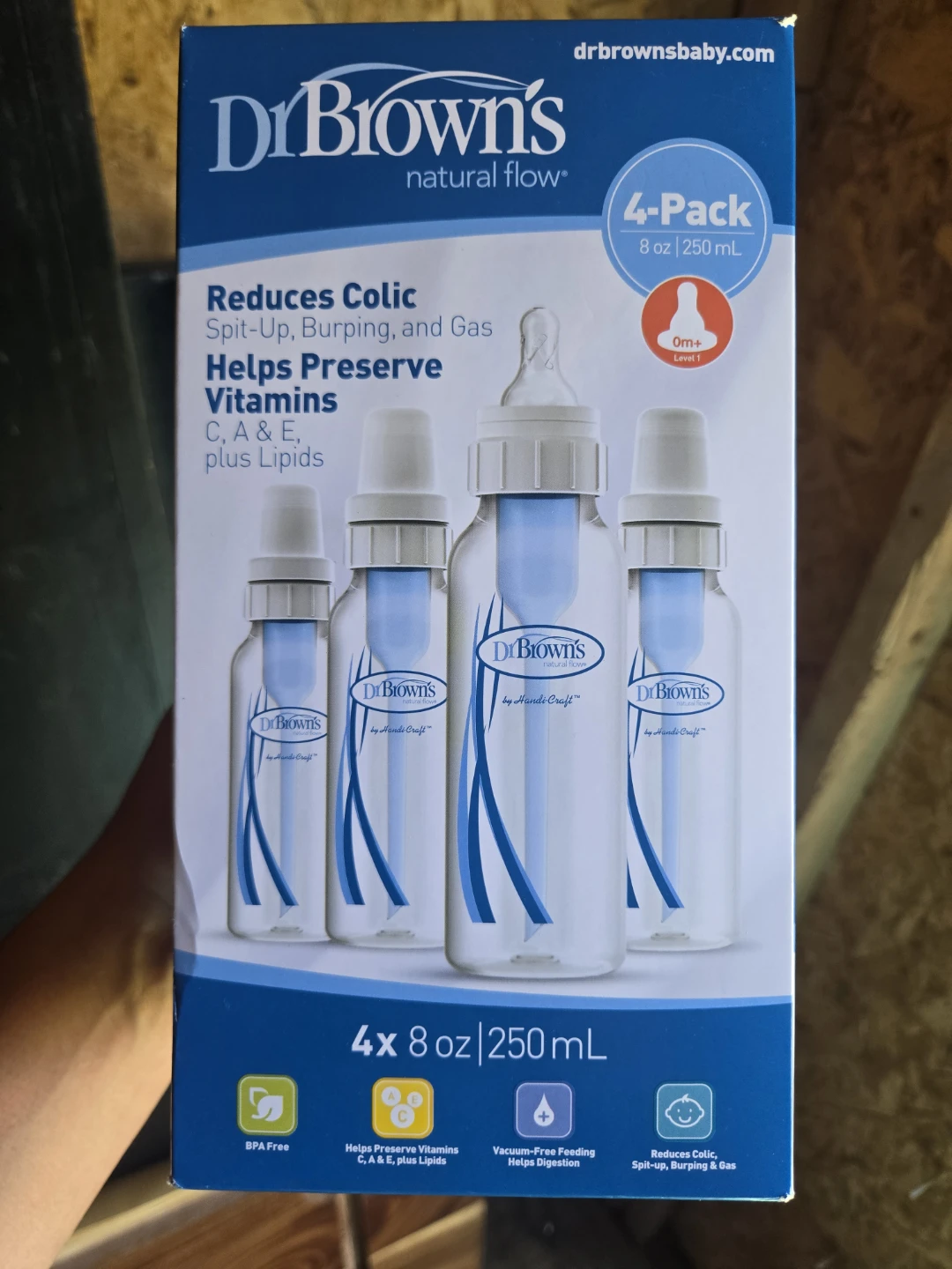 Dr. Brown's Natural Flow 4-Pack Baby Bottles
