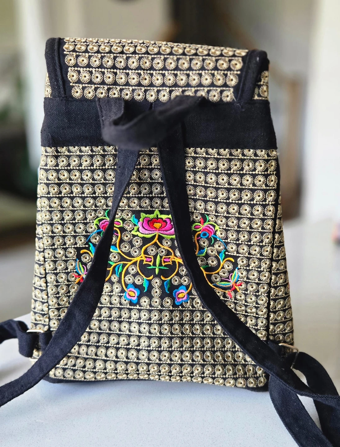 Embroidered Floral Backpack - photo 2