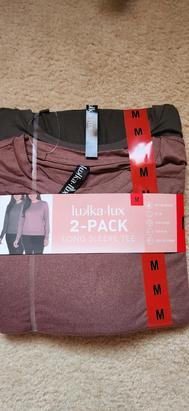 Lulka Lux 2-Pack Long Sleeve Tee Medium