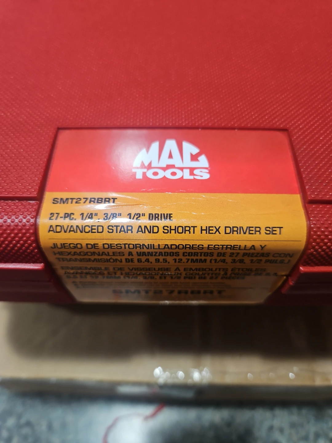Mac Tools 27pc torx and Allen set