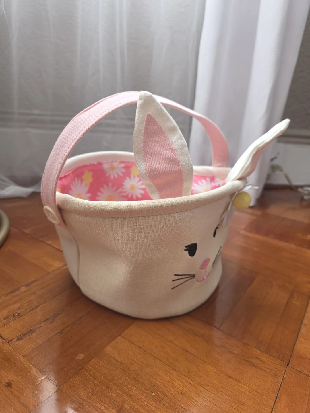 Bundle of Easter Bunny Bucket with Headbands - photo 3