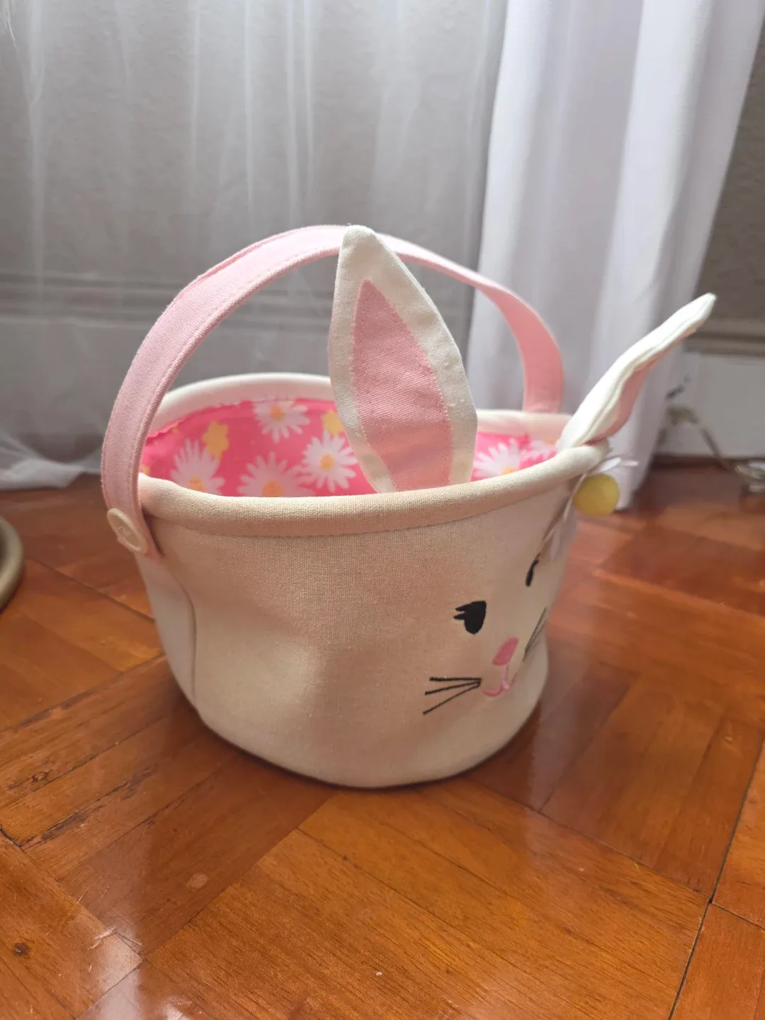 Bundle of Easter Bunny Bucket with Headbands - photo 3