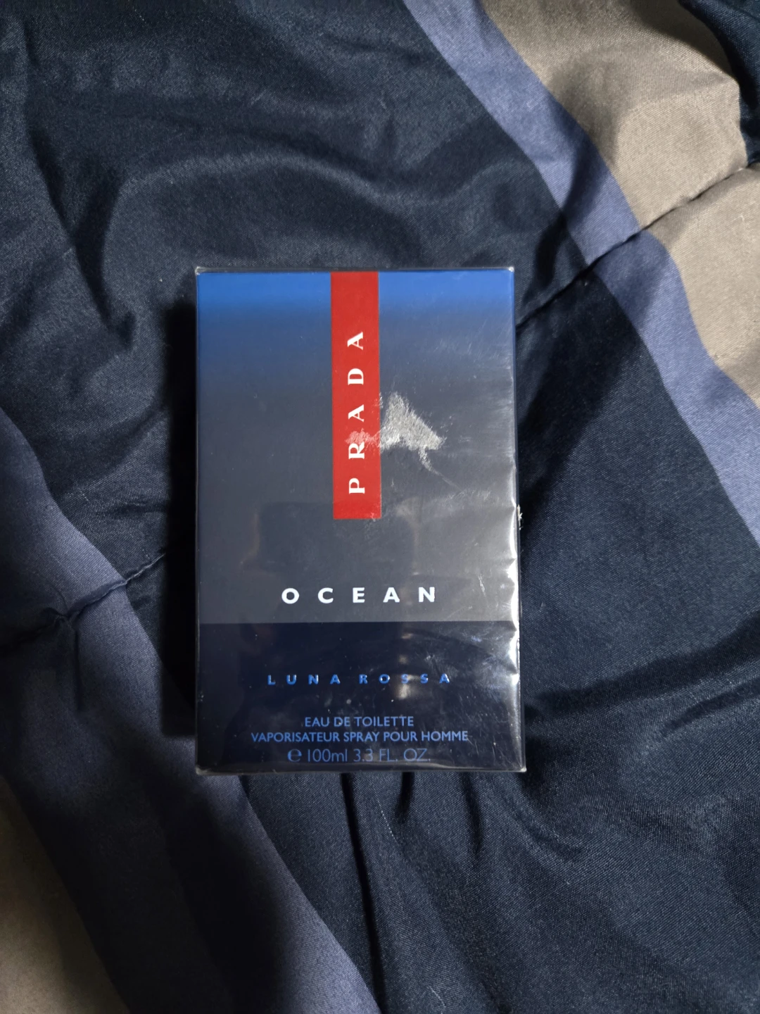 Prada Luna Rossa Ocean Eau de Toilette for Men 3.3 Fl Oz
