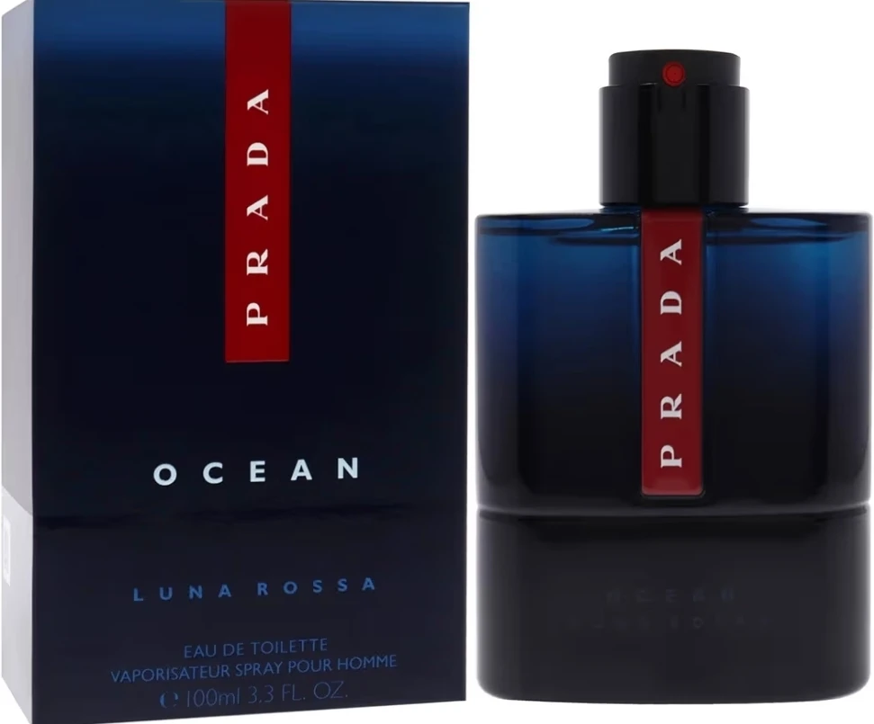Prada Luna Rossa Ocean Eau de Toilette for Men 3.3 Fl Oz - photo 4