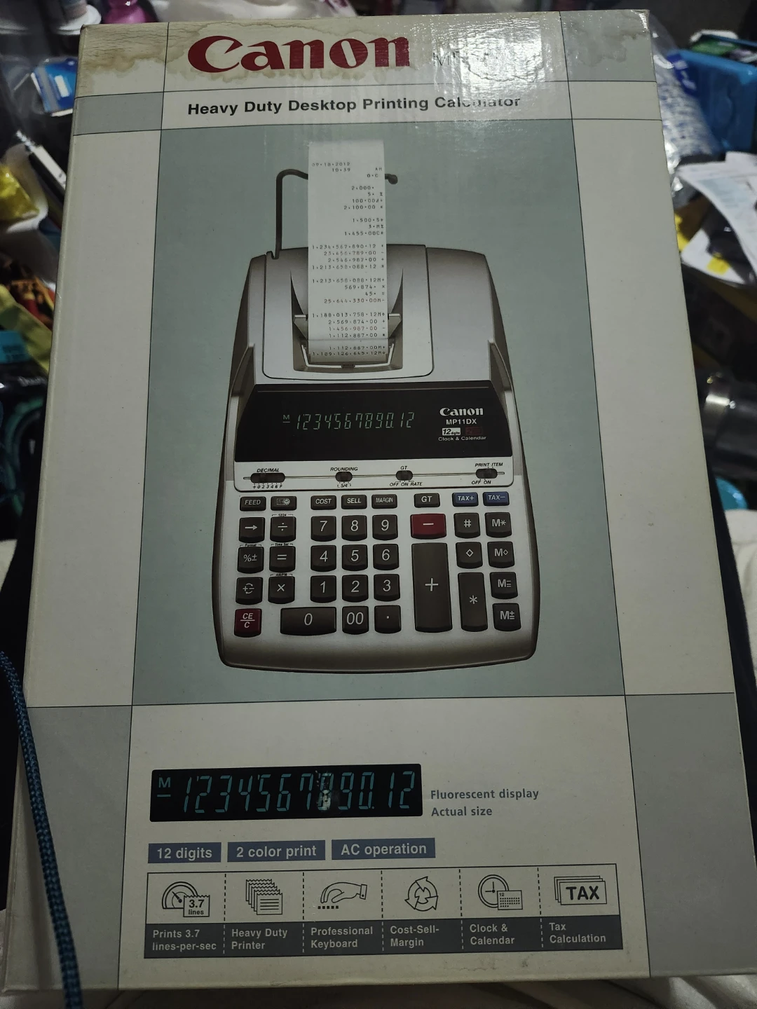 Canon MP11DX Heavy Duty Desktop Printing Calculator