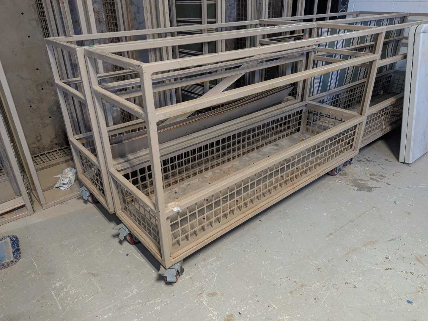 Metal Utility Cart on Wheels - photo 2