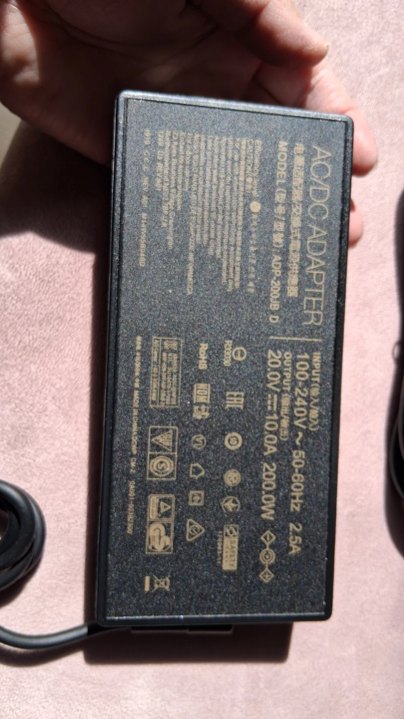 NEW Asus gaming laptop Power Adaptor ADP-200JB D, 20V 10A - photo 4