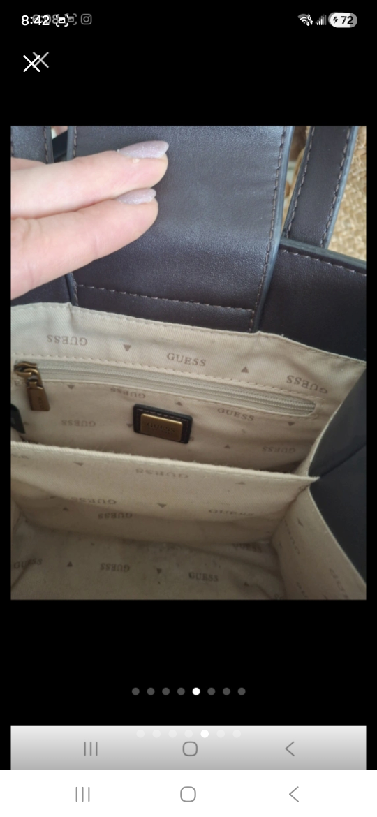 GUESS Mini Tote Bag with Shoulder Strap - photo 4