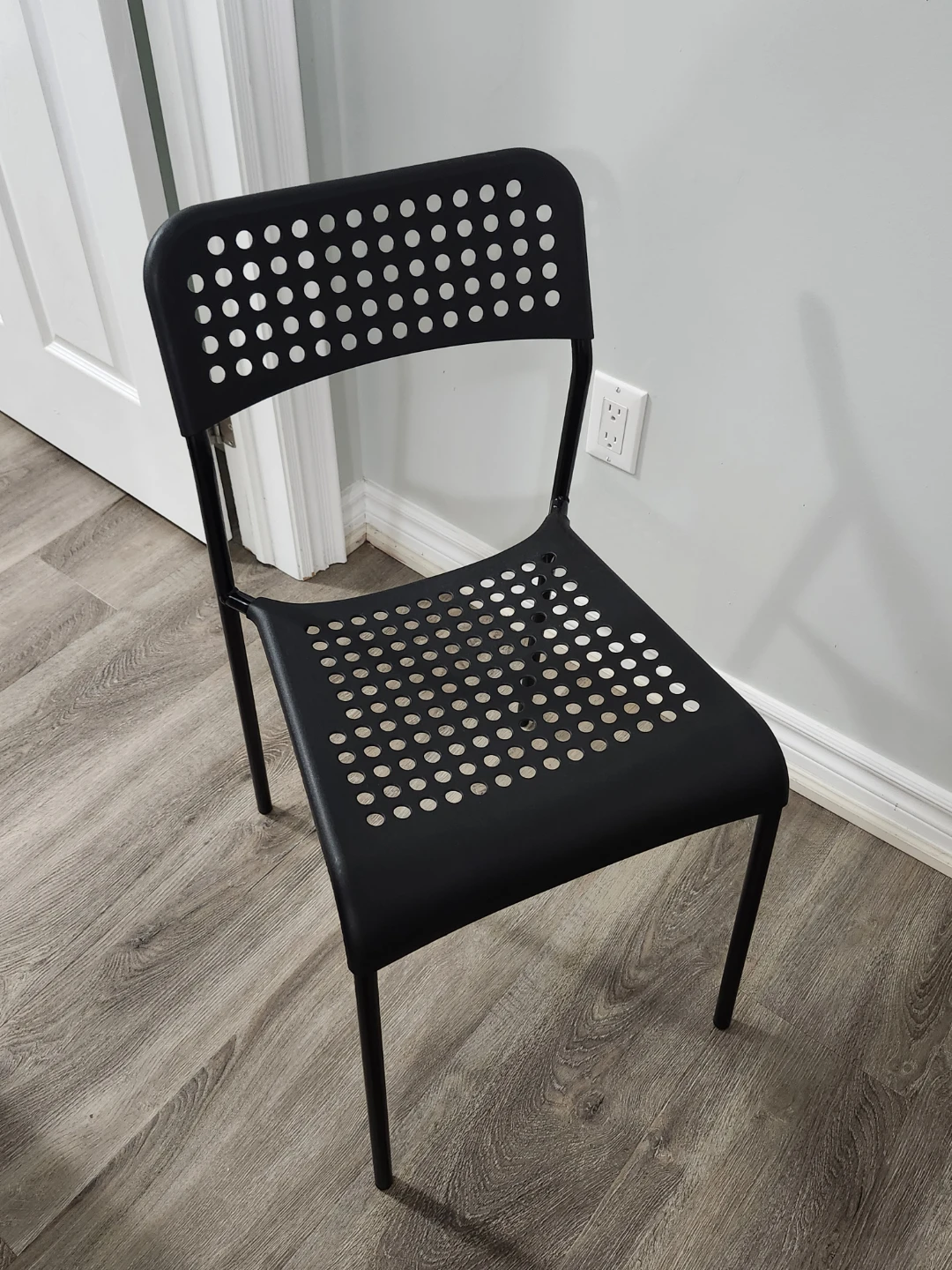 IKEA ADDE Black Chair