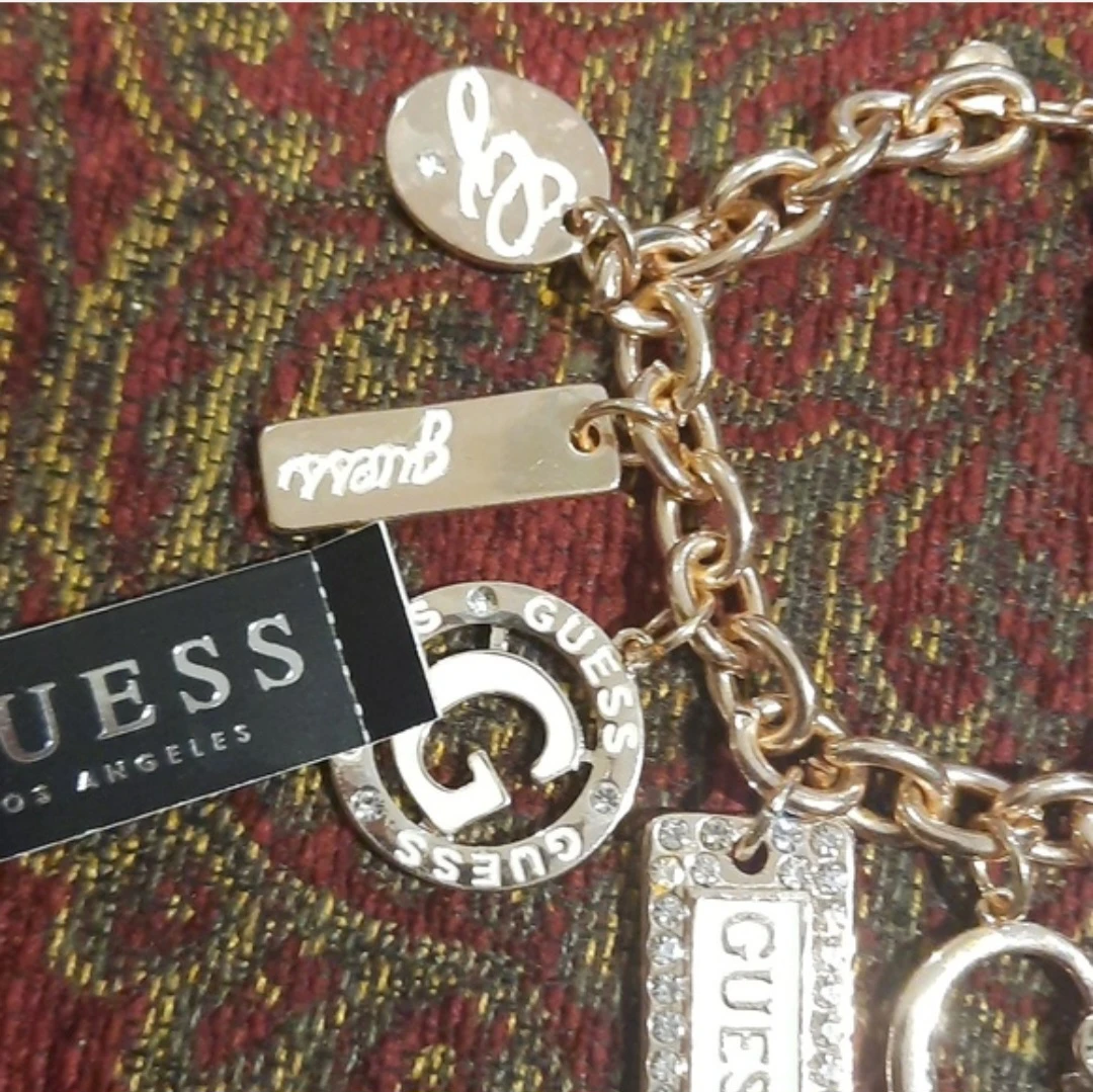 Gold Guess Charm Bracelet chunky 💛 NWT - photo 2