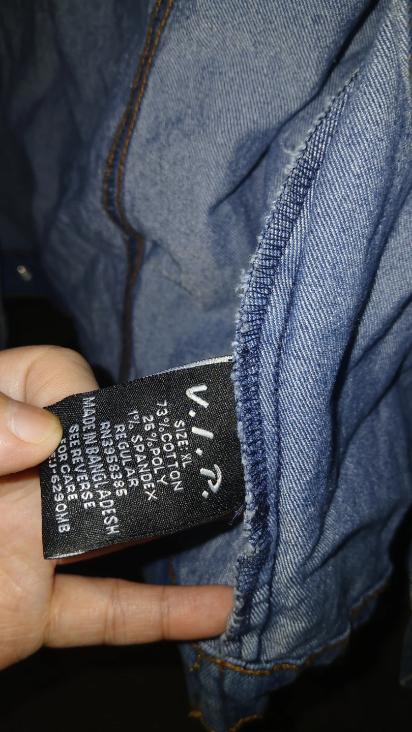 Women's jean jackets with sheep collar - photo 2
