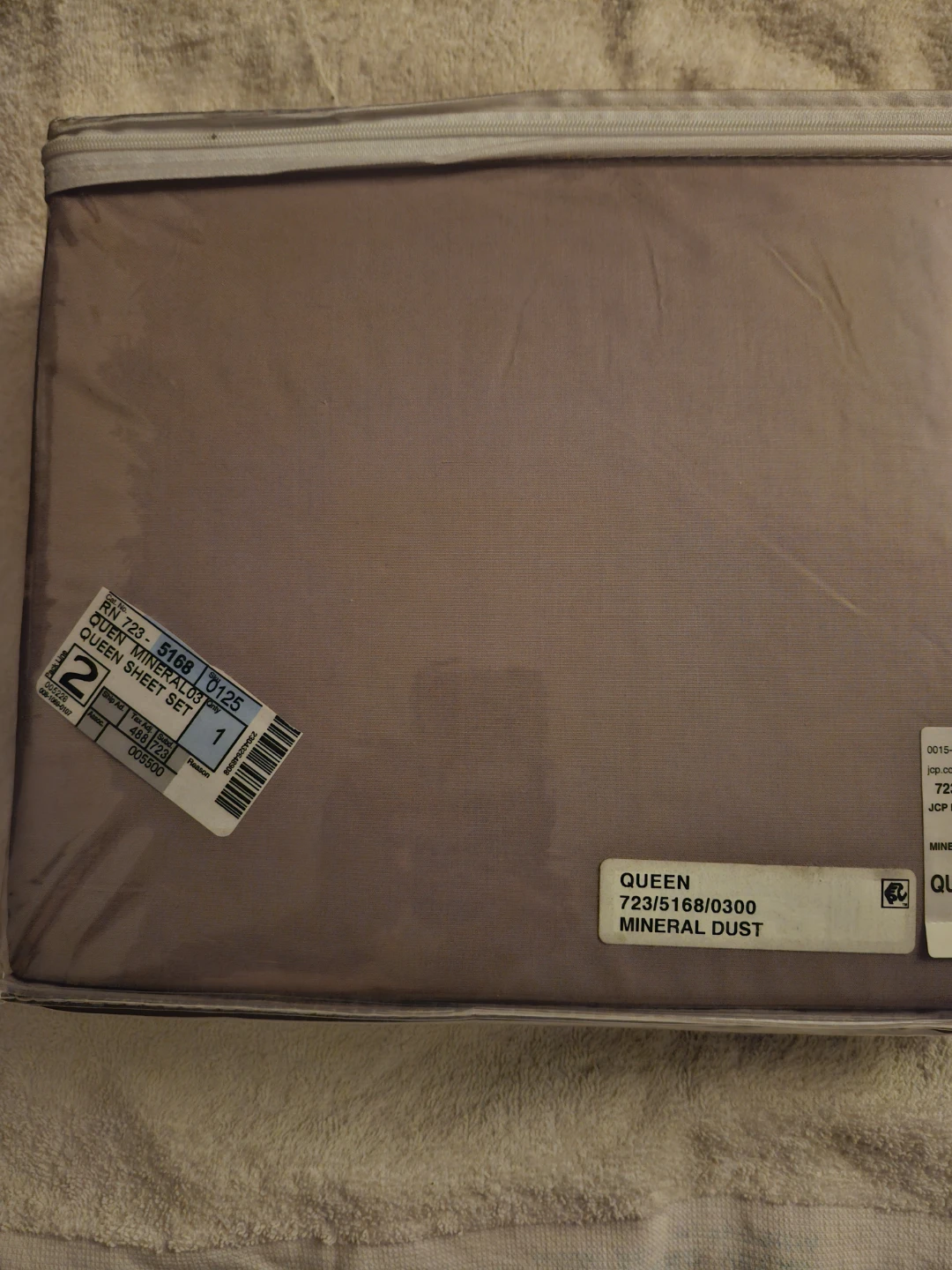 New Queen Sheet Set, Mineral Dust Gray