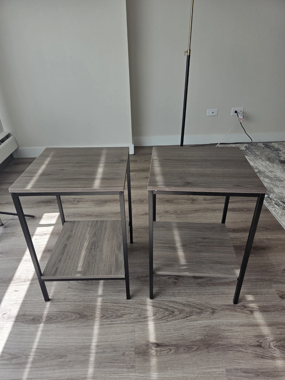 Two side tables