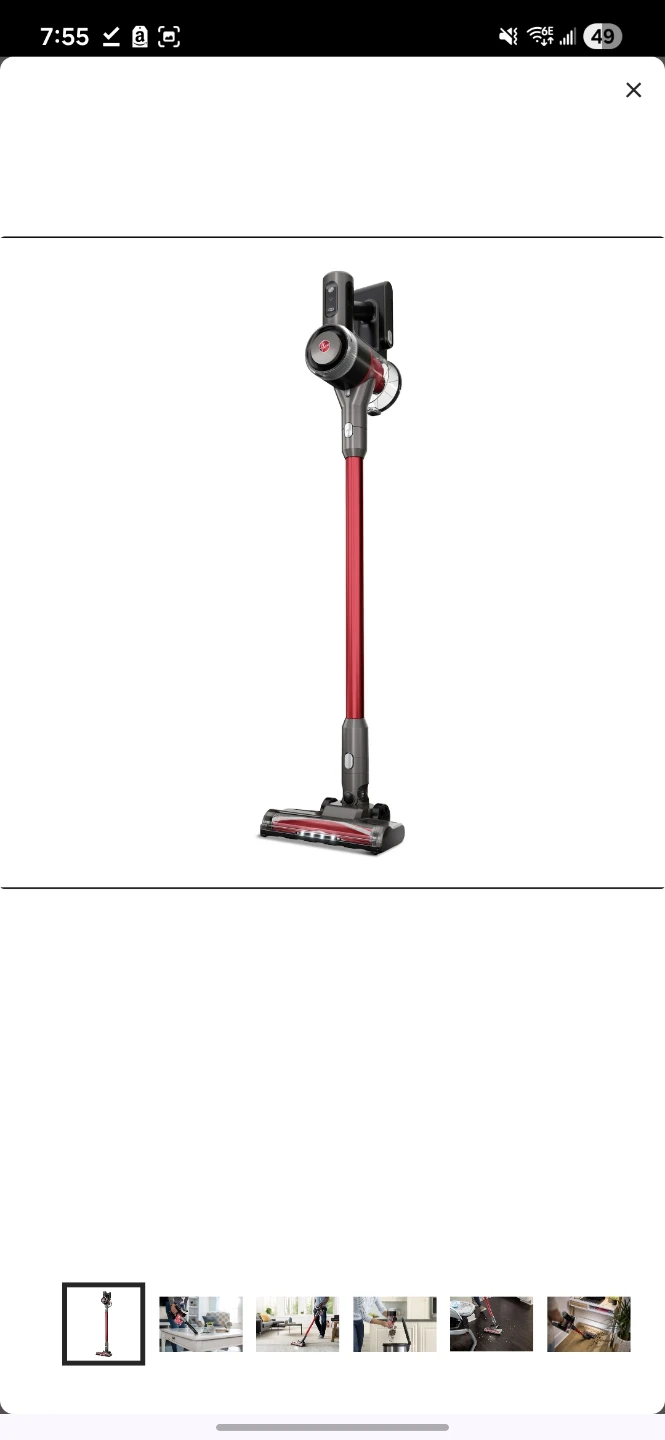 Hoover Cordless Lightweight Stick Vacuum
