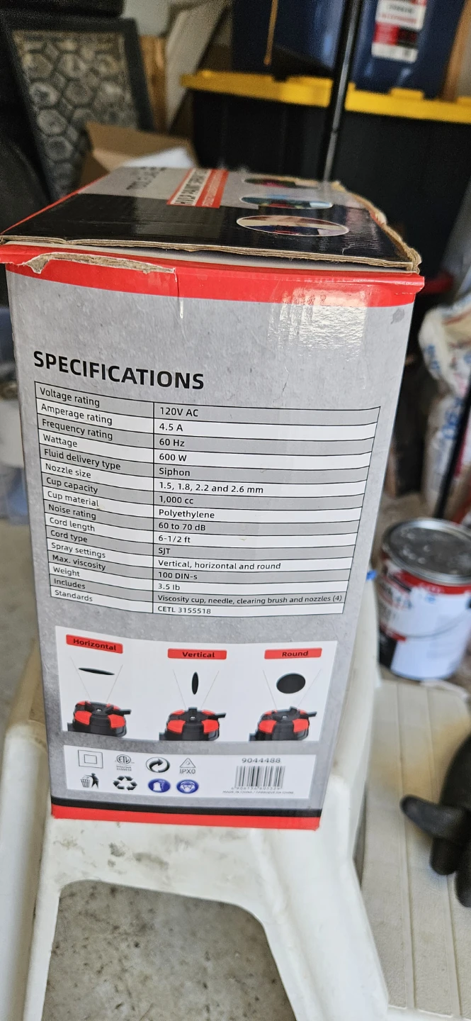 TOOL FLAG HVLP Paint Spray Gun 600W
