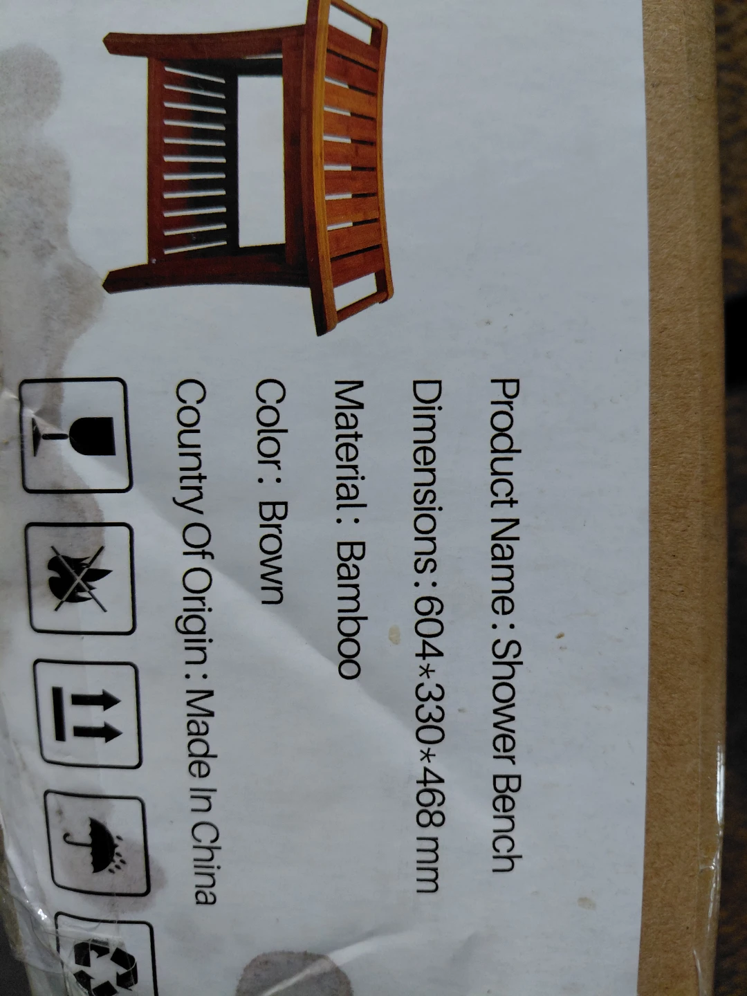 Forewich Shower Bench Dark(new in box) - photo 2
