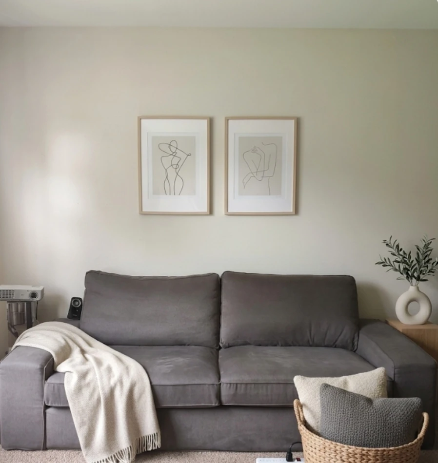 Gray Sofa Couch Ikea Kivik