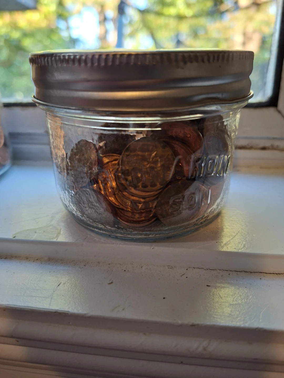 Ball Mason Jar with Pennies - photo 3
