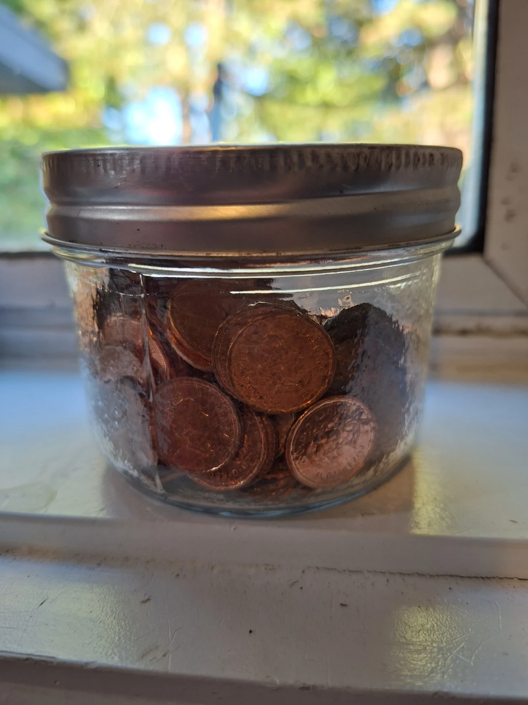 Ball Mason Jar with Pennies - photo 4