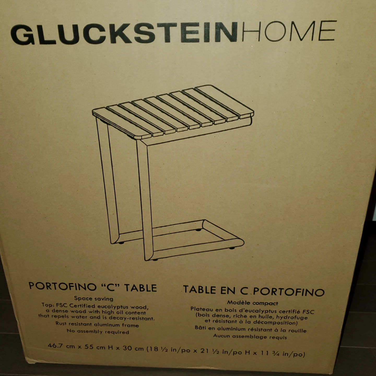 GlucksteinHome Portofino C Table - photo 5