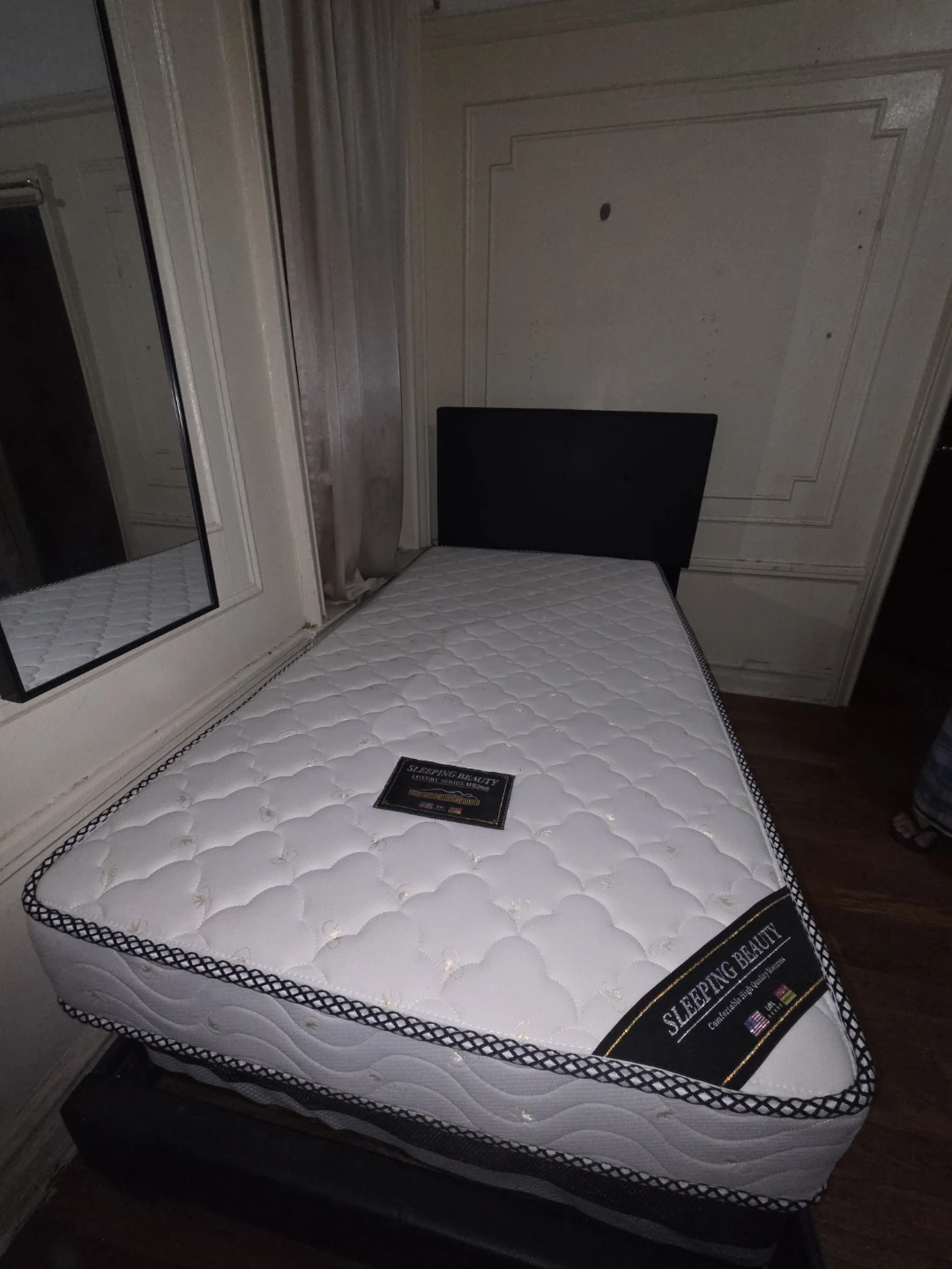 Twin bed, Sleeping Beauty Mattress, box spring - photo 3