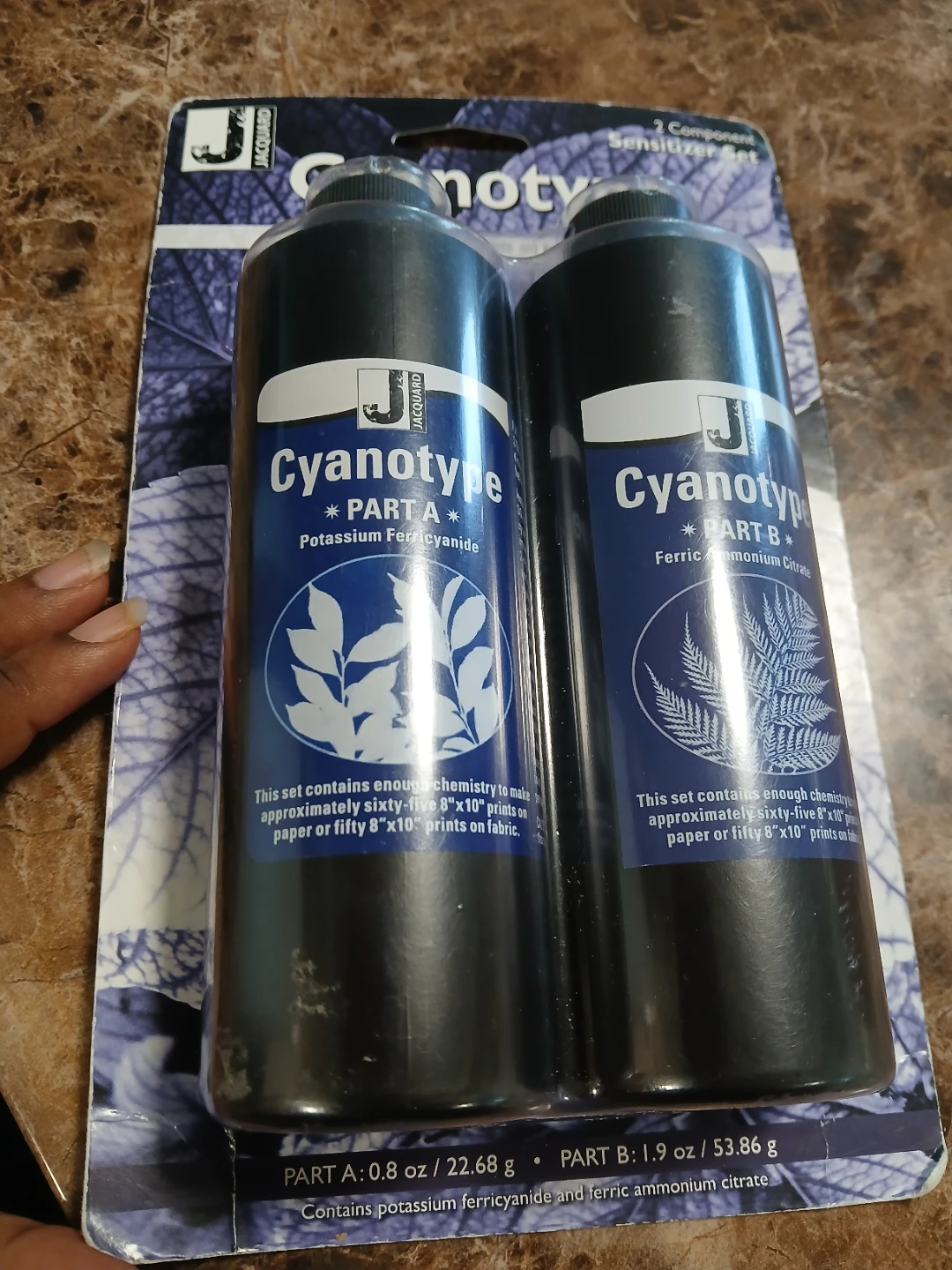 Jacquard Cyanotype 2-Component Sensitizer Set