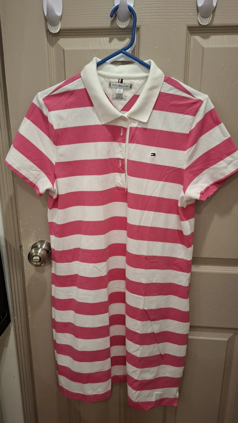 Tommy Hilfiger Women's Classic Fit Striped Polo Shirt